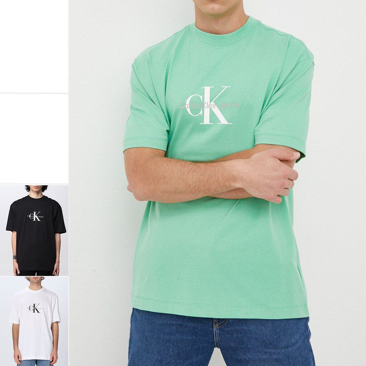 Calvin Klein Jeans CK 男士时尚休闲潮流纯棉短袖T恤 J30J323307