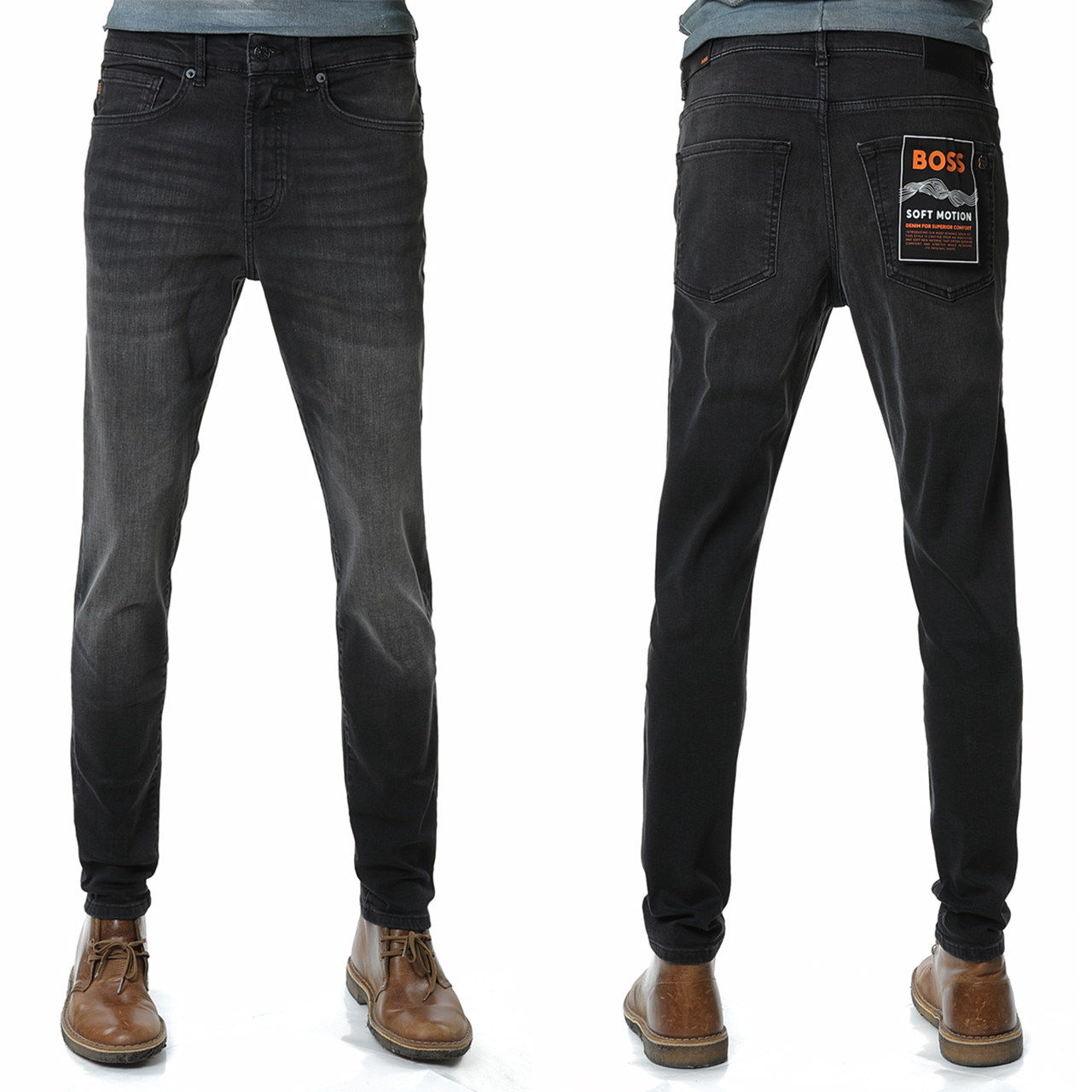 Hugo Boss 橙标 男士时尚修身休闲长裤牛仔裤 50533709 10253241