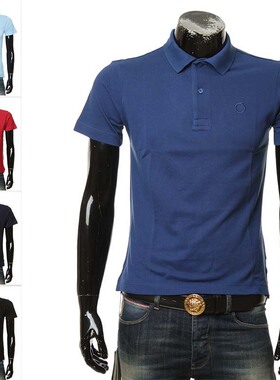 Trussardi 楚萨迪 男士时尚休闲简约短袖POLO衫52T00712 1T005648