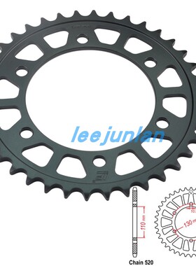 GPZ250/400 Z250SL BX250 ninja300 Z300 ER/EX/300/500 大齿轮牙