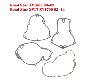 1999 2002 2003 XV1700 2014发动机左右曲轴箱盖垫片 XV17 XV1600