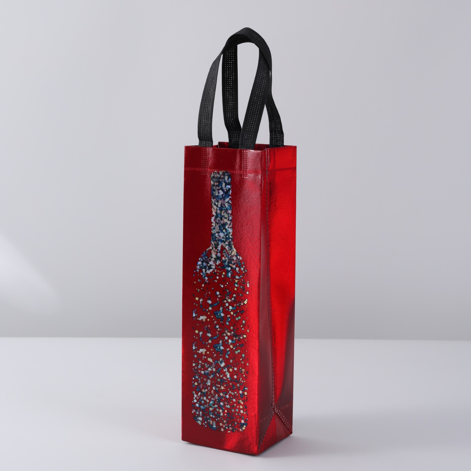 红酒包装袋无纺布红酒瓶手提袋单支双支通用葡萄酒白酒袋子