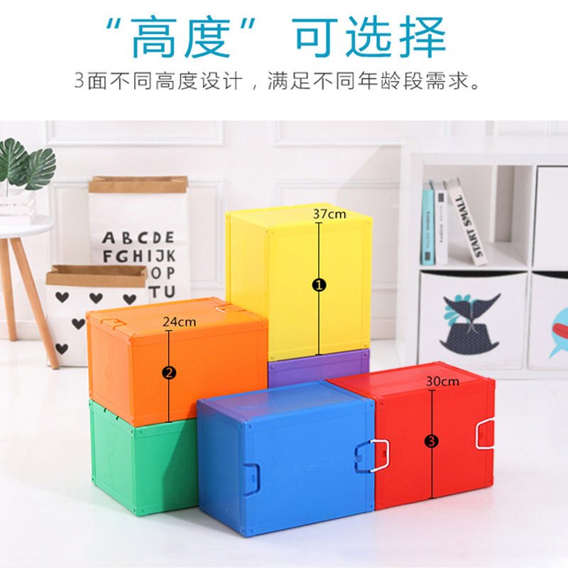 多功能六面体音乐凳塑料舞蹈教室凳子加厚幼儿小学音乐舞台合唱凳