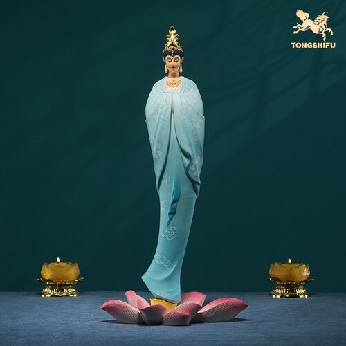 铜师傅《云影》客厅桌面铜观音