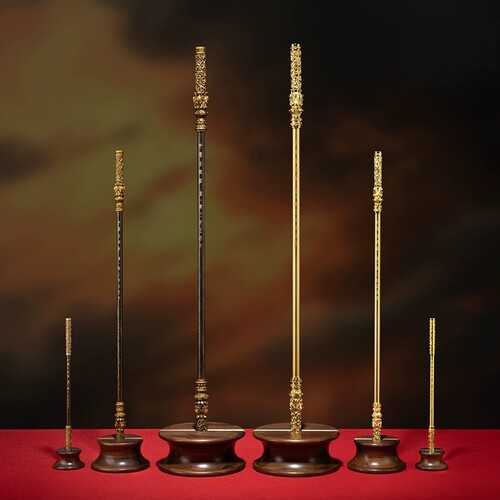 铜师傅如意金箍棒全铜摆件