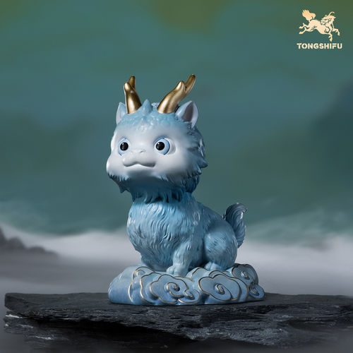 铜师傅麒麟宝宝瑞兽客厅摆件