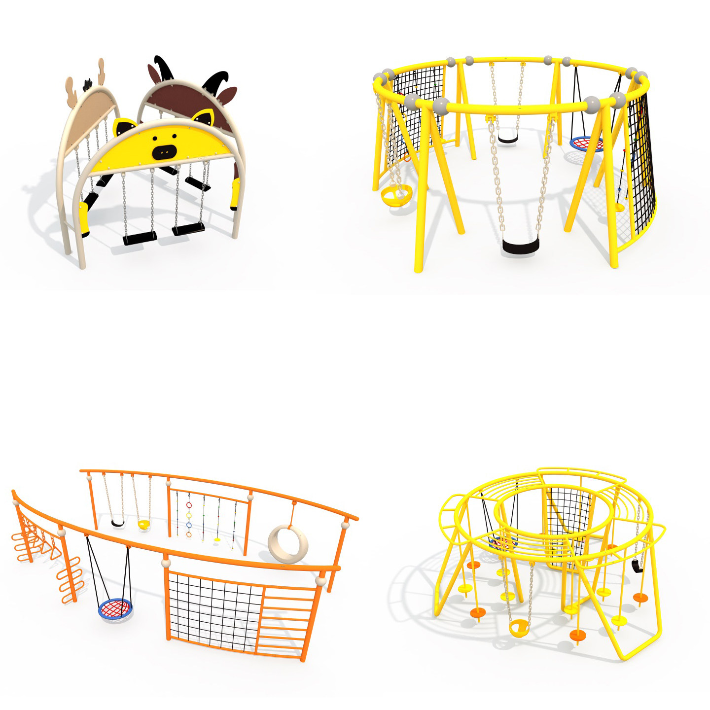 儿童大型秋千吊椅户外云梯成人幼儿园荡秋千室外庭院广场小区公园