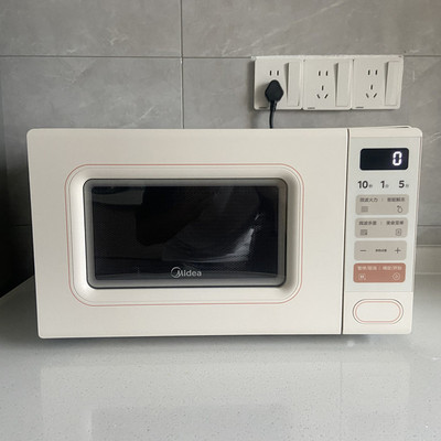 Midea/美的 M2H2家用小滋味奶油风家用微波炉小型复古杀菌新品正