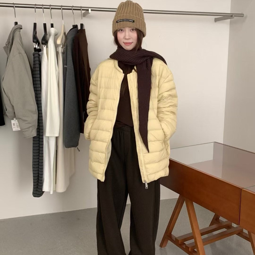 繁花简约宽松百搭休闲保暖羽绒服外套(配可拆卸围巾)817,女装/女士精品,羽绒服,淘宝优惠券,粉丝福利购,淘宝优惠卷