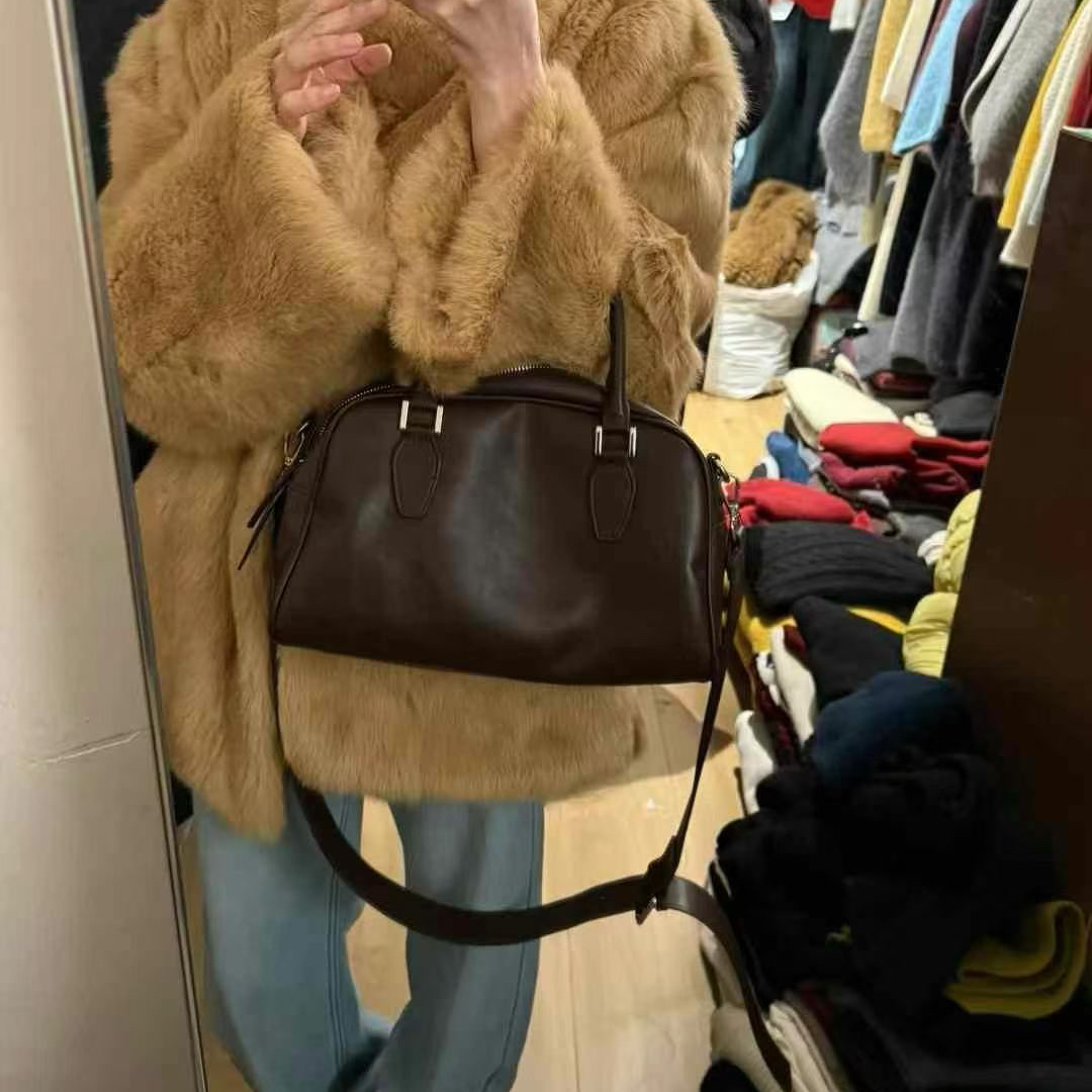 设计 繁花冬上新奢华复古毛绒中长保暖皮草外套（含100兔毛）1881