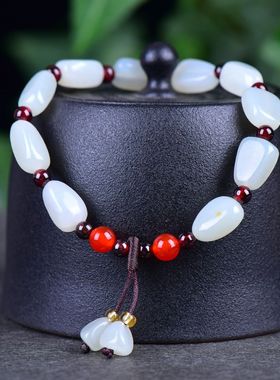 玉阅珠宝女和田玉天然手链