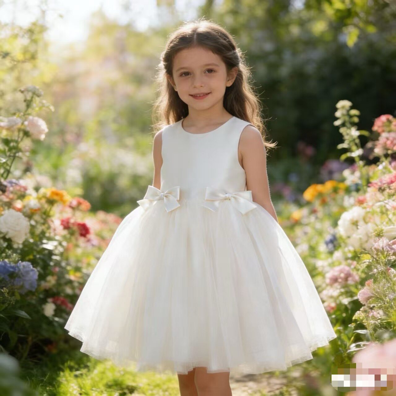 2026新款儿童公主裙洋气宝宝可爱简单大方裙子夏装小女孩礼服纱裙