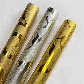 金箔墙纸金色金黄色银色ktv酒店客厅天花板中式 佛堂吊顶壁纸