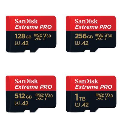 闪迪/SanDisk TF卡 64G 128G 256G 512G 1T A2 V30 U3读速200MB/s