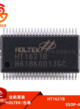 原装正品 HT1621B SSOP-48 RAM映射32*4 LCD控制器芯片I/O MCU
