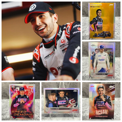 F1方程式赛车ESTEBAN OCON奥康正版topps收藏卡片折射包邮