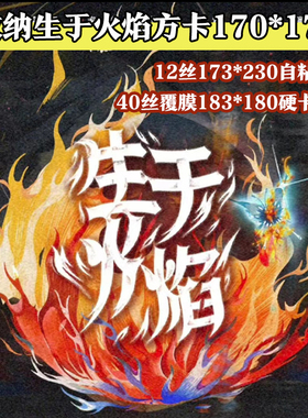 三代生于火焰瞬间新年台历天使金银卡方卡演唱会票根硬卡套卡膜