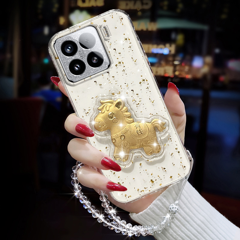 适用小米15手机壳创意透明硬壳