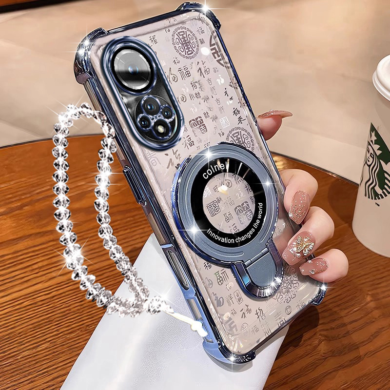 适用华为Nova9新款手机壳小U磁吸