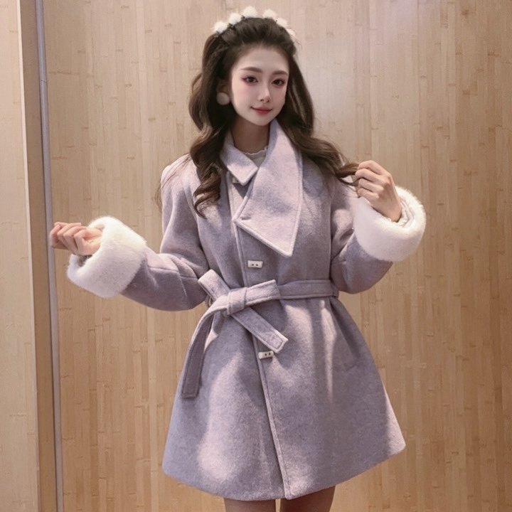 IEF/爱依服2025新款冬季时尚呢绒