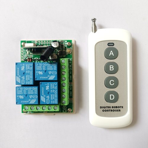 4路电子学习型接收315m遥控开关