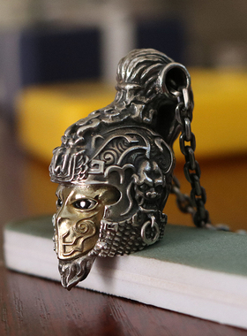 纯银小众饰品个性手工项链挂坠