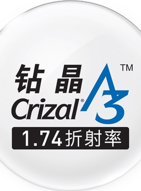 依视路钻晶A3近视镜片