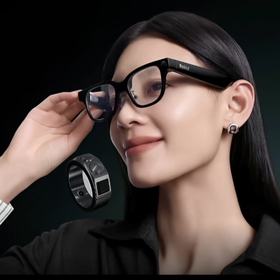 【Rokid超微戒指】乐奇rokidglasses不锈钢智能戒指，按图测量