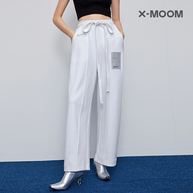 高腰长裤厚度涤纶21秋冬