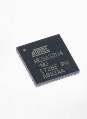 原装全新 ATMEGA32U4-MU 封装QFN-44 8位 微控制器 芯片 16MHZ
