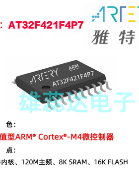 AT32F421F4P7兼容 STM32F030F4P6 GD32F030F4P6 替ST/GD 全新原装