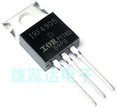 IRF4905PBF 封装TO-220-3 P沟道 -55V/-74A 直插MOSFET 全新原装