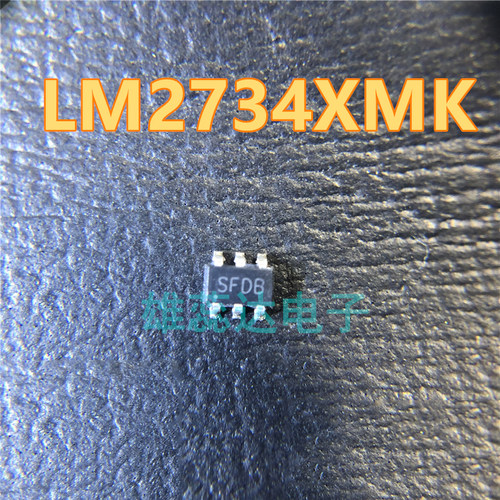 芯片LM2734XMK开关稳压芯片原装