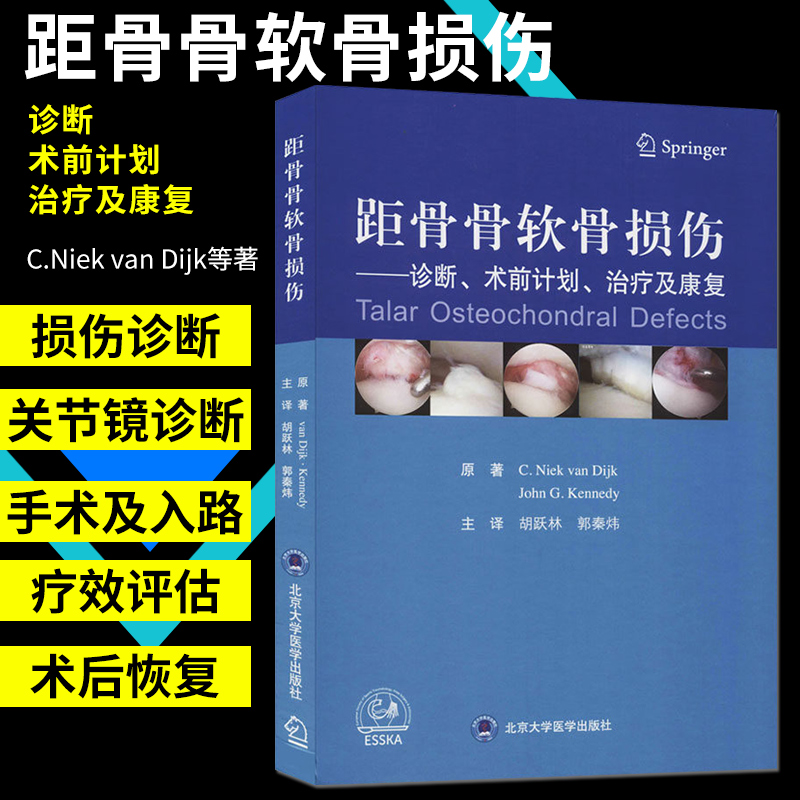 正版 距骨骨软骨损伤 诊断 术前计划 治疗及康复 踝关节骨折后关