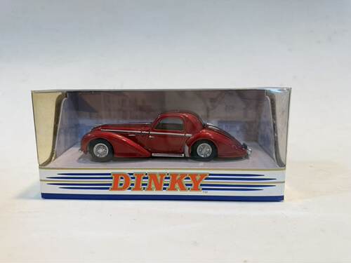 Dinky 1/43 比例 DY-14 - Delahaye 145 金属深红色 280元一台