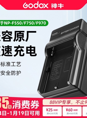 充电器适用于索尼锂电池充电器 座充 NP-F550 F750 F970 单充双充座充双卡槽智能快充摄影补光灯单反相机套装