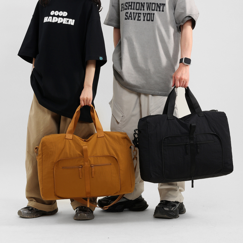 轻便尼龙大容量行李包男女通用潮