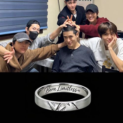 nct127戒指团戒三面高级闭口戒指简约周边韩国男团明星同款指环