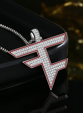 fazeclan项链csgo周边轻奢ins潮流嘻哈风项链男女轻奢小众高级感