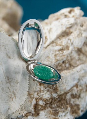 2026年《海洋奇缘》莫阿娜特菲提之心珐琅吊坠可开合项链动漫周边