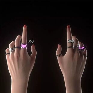 《无畏契约》暮蝶金属戒指动漫游戏周边二次元手作COS道具食指戒