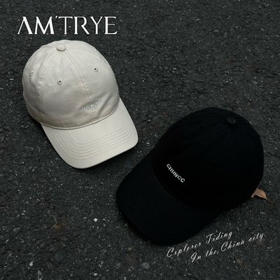 大头围鸭舌帽男款宽檐加深显脸小