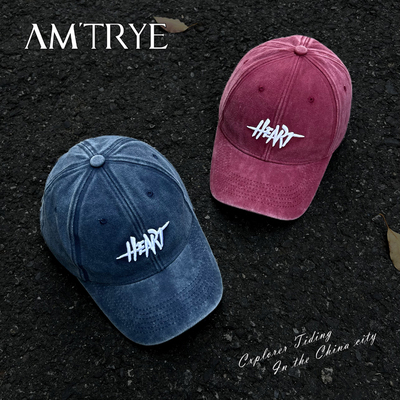 韩版男款鸭舌帽宽檐显脸小加深顶