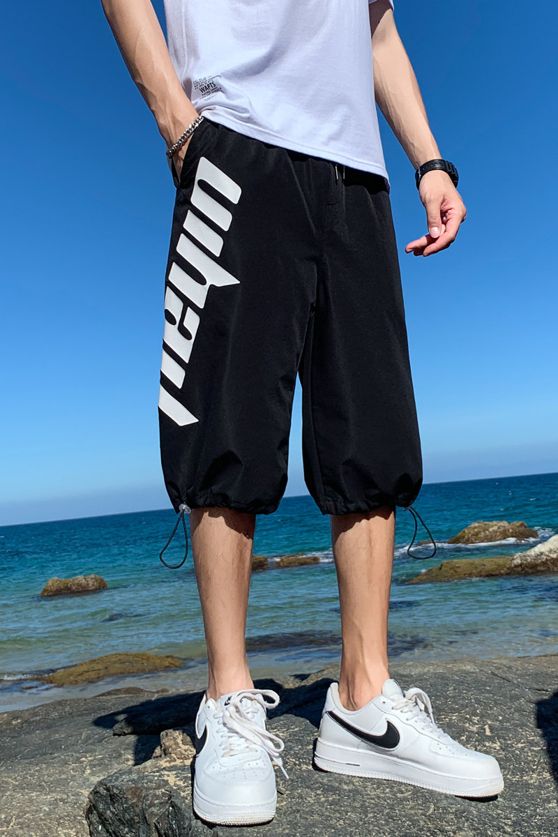 夏季新款潮流时尚休闲沙滩短裤男韩版宽松潮牌五分裤男,男装休闲裤,电商C305A