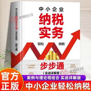 中小企业纳税实务步步通实战详解版 公司纳税实物财务管理类书籍 中小企业办税人员个人所得税增值税企业所得税消费税其他税种