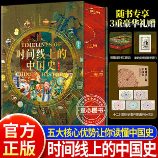 海量赠品】时间线上的中国史 红糖美学著 收藏鉴赏社科五千年中华文明史清晰时间轴 轩王朝更迭市井生活技艺传承 历史国宝全书籍