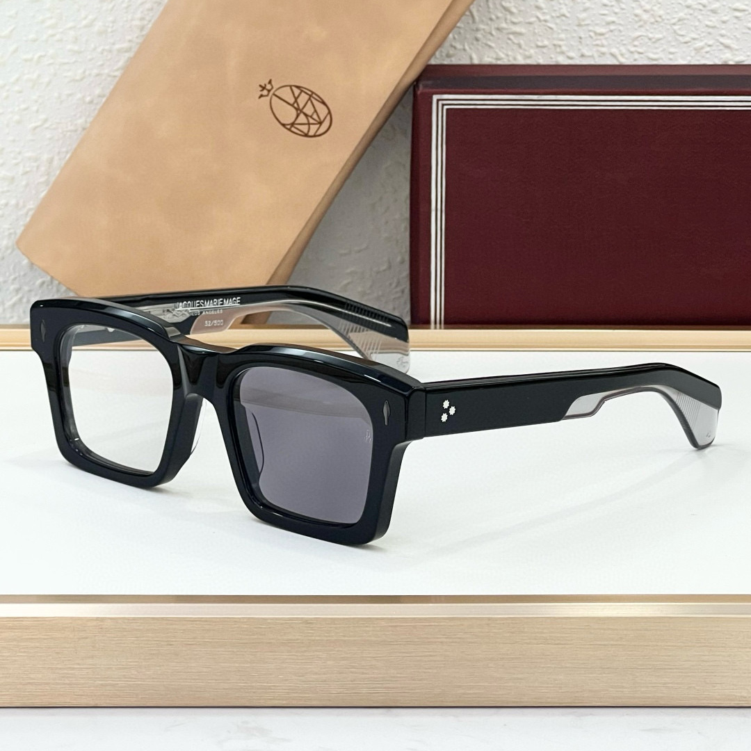 跨境日本手工JMM KAINE金属箭头板材方框太阳镜男女防紫外线墨镜