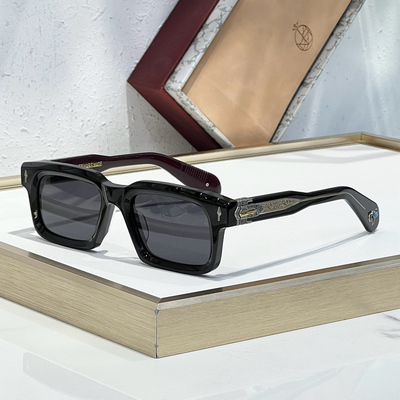 Jmm belvedere绿松石华丽贵金属浮雕光致变色方框太阳镜透框墨镜