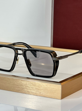 JMM GT-R航海家风格β钛金属双梁方形飞行员太阳镜男光致变色墨镜