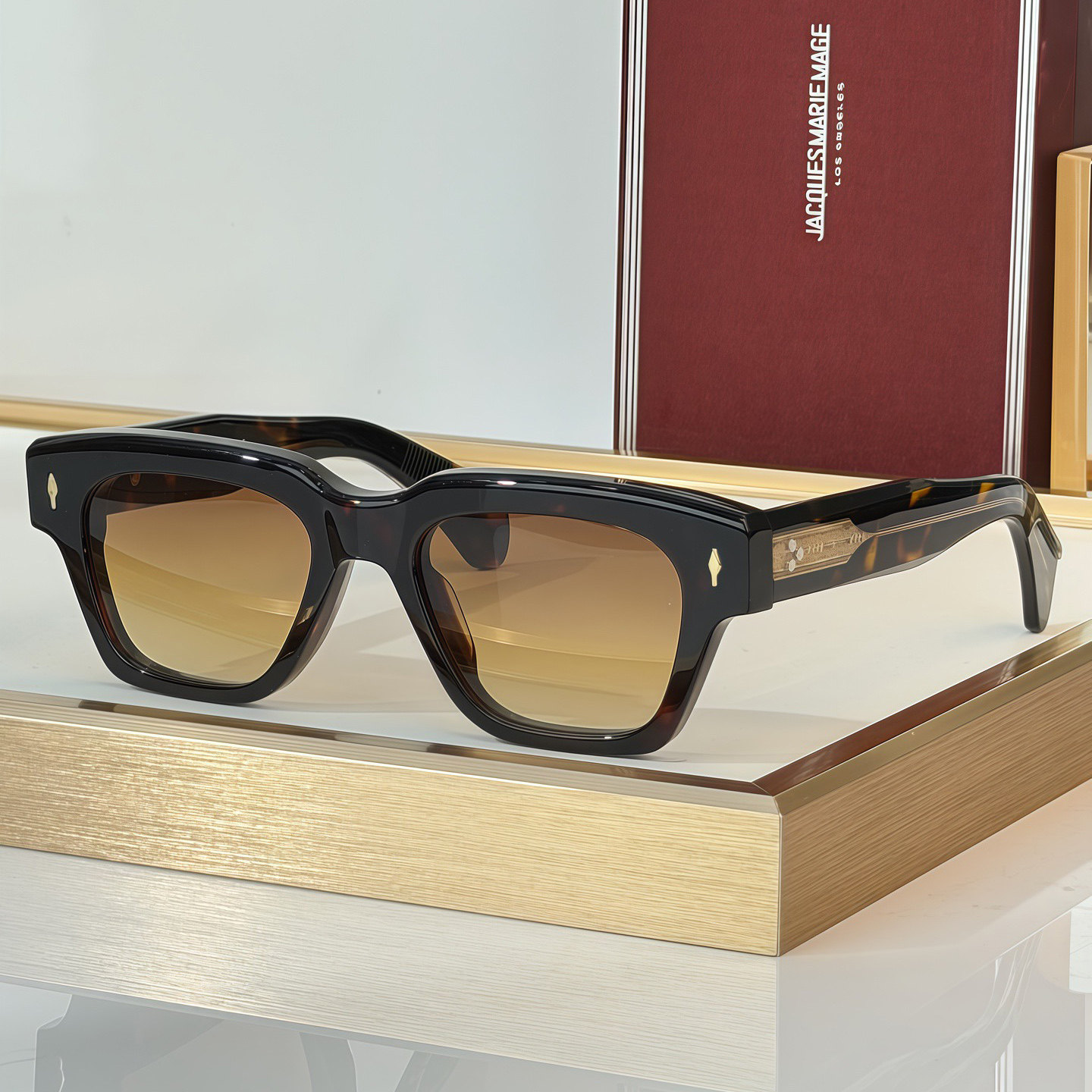 thumbnail for Japanese handmade JMM FELLINI acetate square frame optical glasses sunglasses for men and women polarized sunglasses for myopia